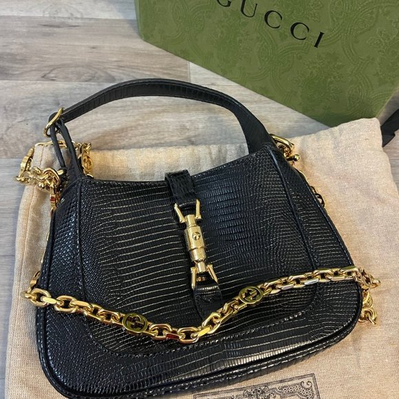 Jackie 1961 Lizard Mini Bag - Picture 4 of 6